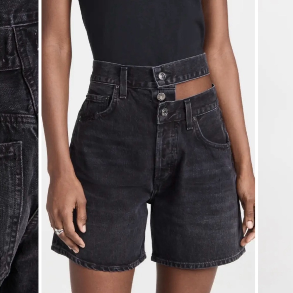 AGOLDE Broken Waistband Shorts